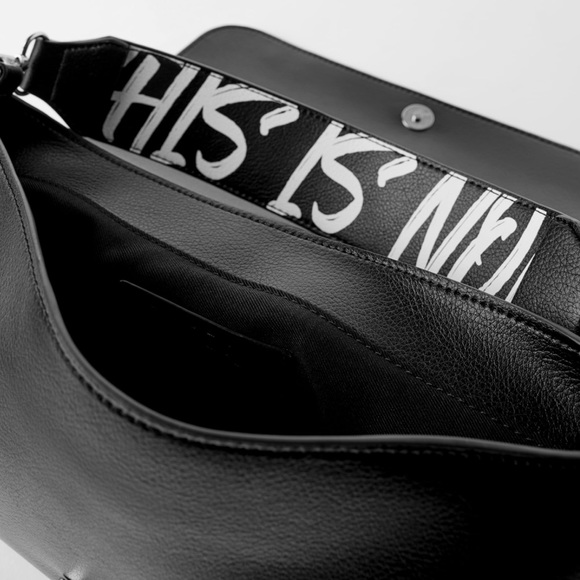 Zara text print crossbody bag - Picture 6 of 13